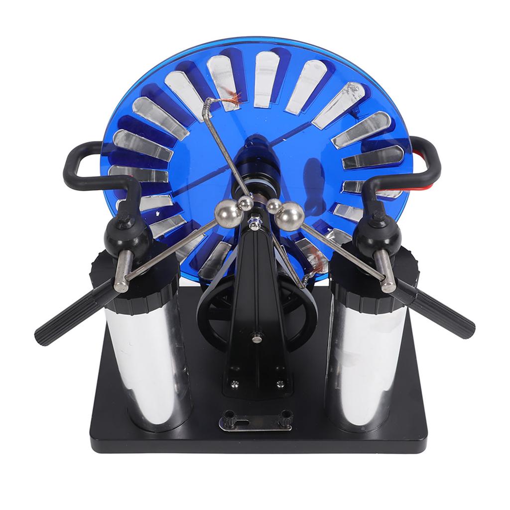 Electrostatic Induction Motor PVC Hand Crank Spark Discharge Static Electricity Generator