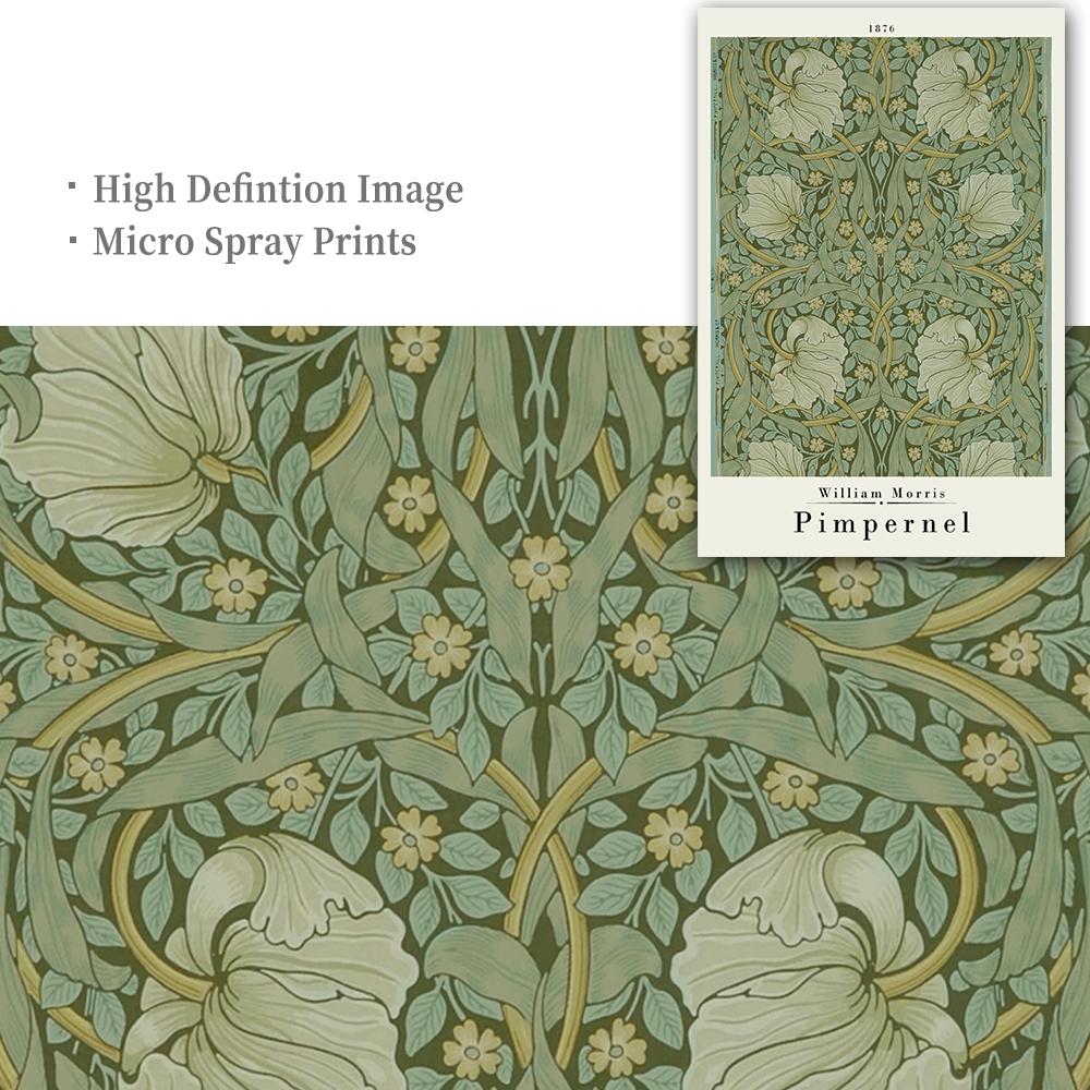 William Morris Vintage Flower Canvas Poster Jasmine Marigold Tulip Pattern Print Painting