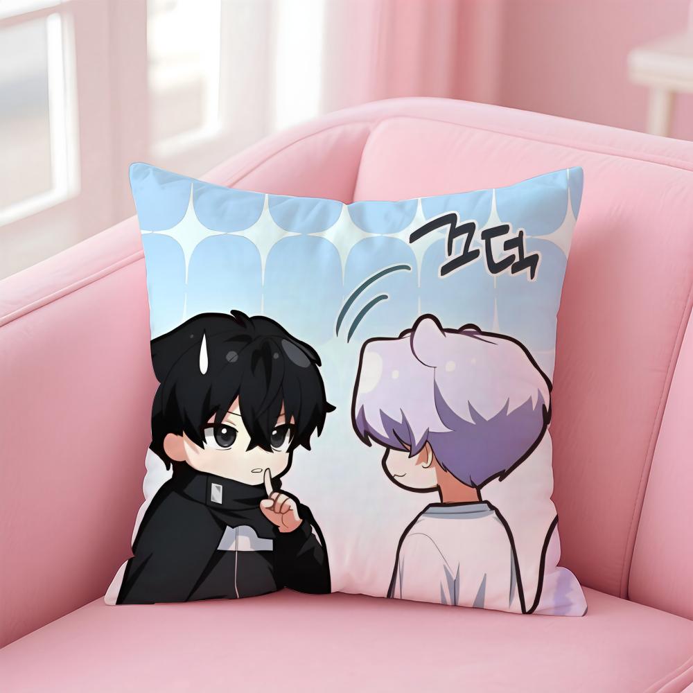 

Romantic BL Japanese Anime VVirtual Strangers Cushion Cover Pillow Case Soft Skin Friendly Fabric Concealed Zipper 30X30cm