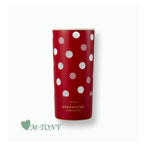 Starbucks Starbucks Christmas SS Stainless Steel Void Tumbler Red Dot 355ml Overseas Limited Item/Not Released in Japan/Starbucks/Tumbler/Starbucks