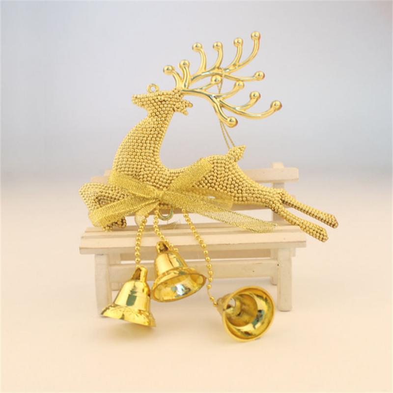 New Fashion Christmas Tree Pendant Deer Pendant  for Brincos Christmas Day Gift