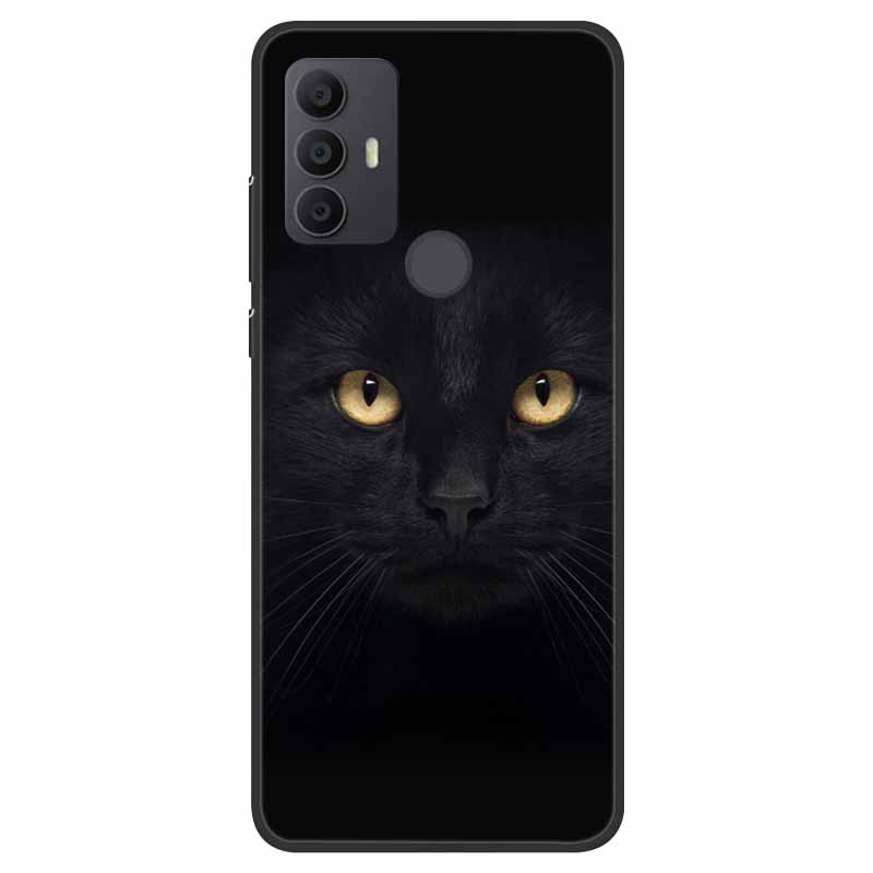 For TCL 30 SE Case Silicone Starry Space TPU Soft Back Cases For TCL 305 Cover Marble Painted for TCL 30SE TCL305 Fashion Bags