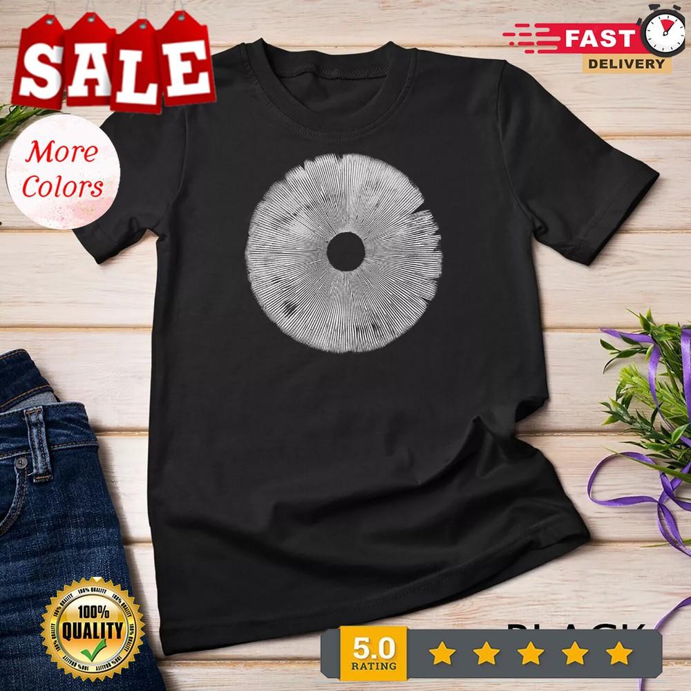 2025/Футболка с отпечатком спор спор гриба Подарок любителю грибов Футболка Унисекс Футболка Унисекс L