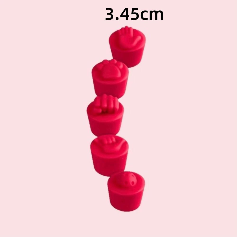 Fun Gesture Design Pickleball Paddle End Caps Reusable Paddle Tap Caps Paddle End Plugs