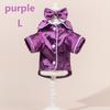 Satin Dog Pajama Set Cute Pet Sleepwear with Matching Bow Headband Soft Outfit for Tiny Puppy Kitten Indoor Wear