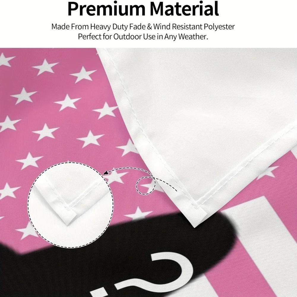 Custom Pink USA America Flag 3X5 Ft Personalized Flags Design Your Image Funny Tapestry Poster Dorm Room, Living Room, Bedroom