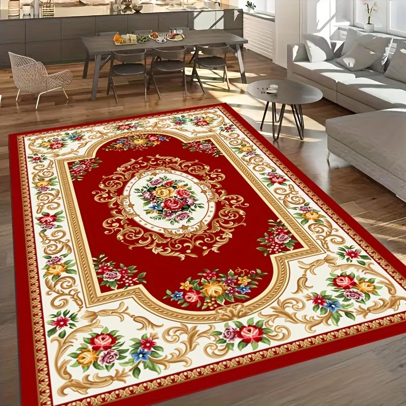 

Ковер с принтом в богемном стиле, моющийся, мягкий, винтажный, противоскользящий, не линяющий, из искусственной шерсти, для помещений, прихожая, столовые 50x80cm20x31in