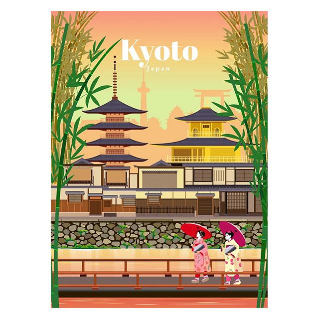 Abstrakte Cartoon Stadt Reise Drucke Poster Leinwand Malerei Hd Modern Wandkunst Bilder Für Wohnzimmer Schlafzimmer Heimdekoration