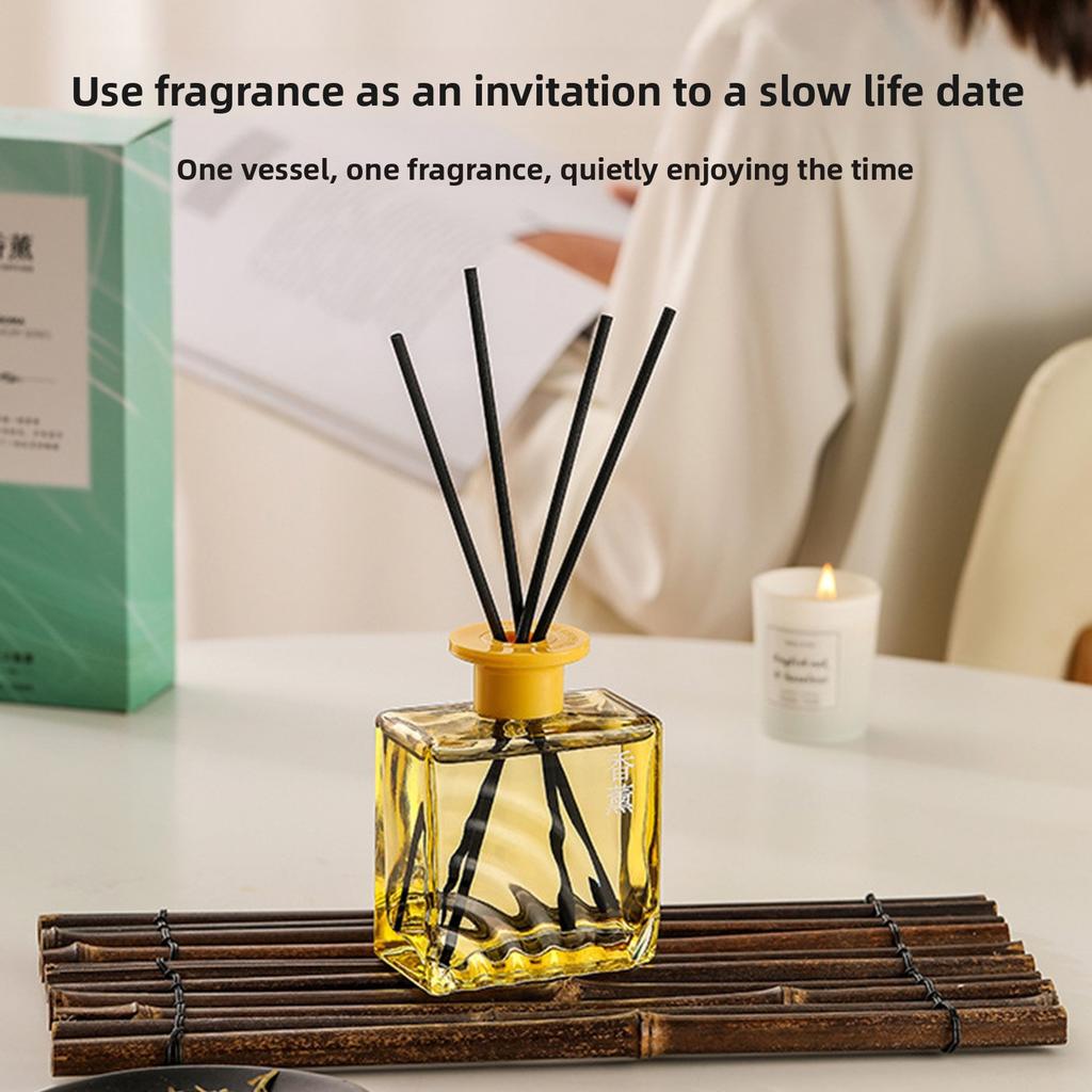 Household Living Room Aromatherapy Essential Oil Fresh and Elegant Decorative Item, Non-flame Aromatherapy Essential Oil Rattan Fragrance