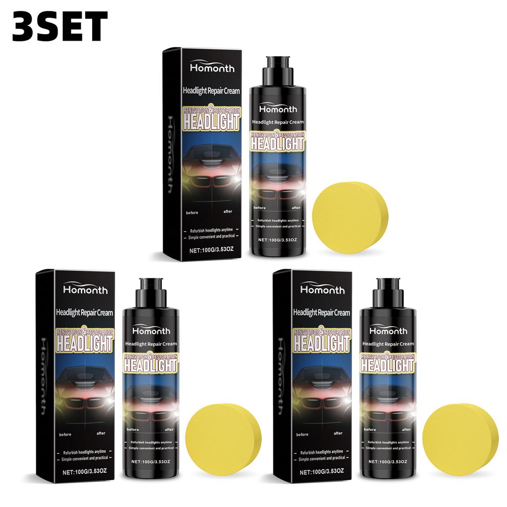 Car Headlight Restoration Polishing Kits Anti Oxidation Brightening Scratch Repair for Car Light Maintenance for Car Care