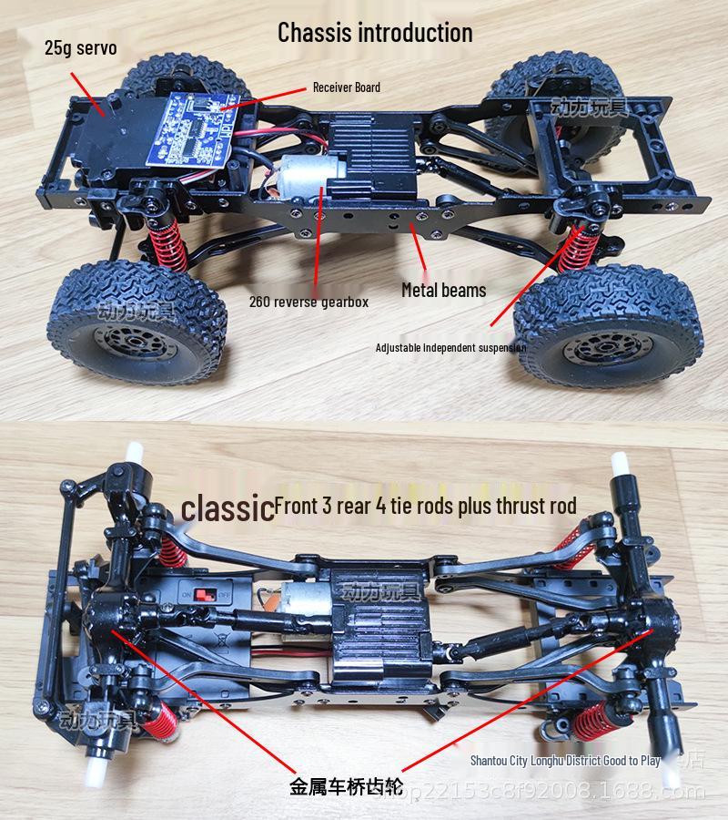 

Непослушный Дракон C54-1 Toyota Land Cruiser LC80 1:16 Радиоуправляемый внедорожник для лазания Single Battery