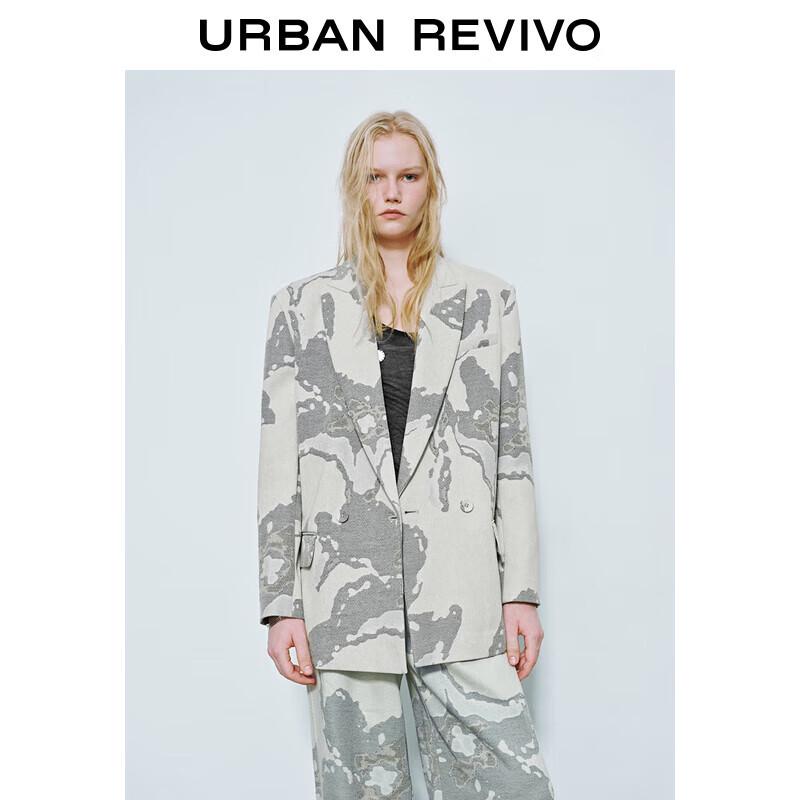 Женский жакардовый блейзер серии UR Designer M