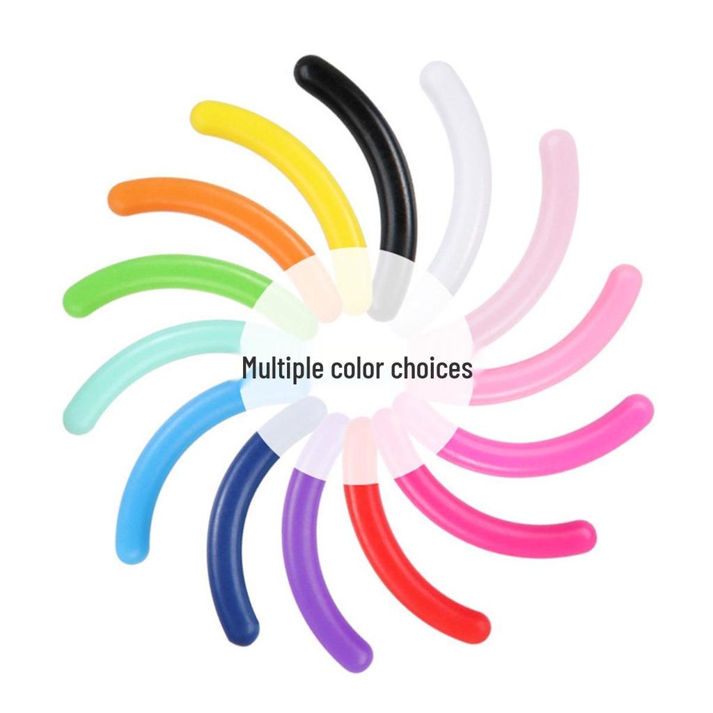 Multi-Color Durable Silicone Eyelash Curler Replacement Pads - High Elasticity and Long-Lasting