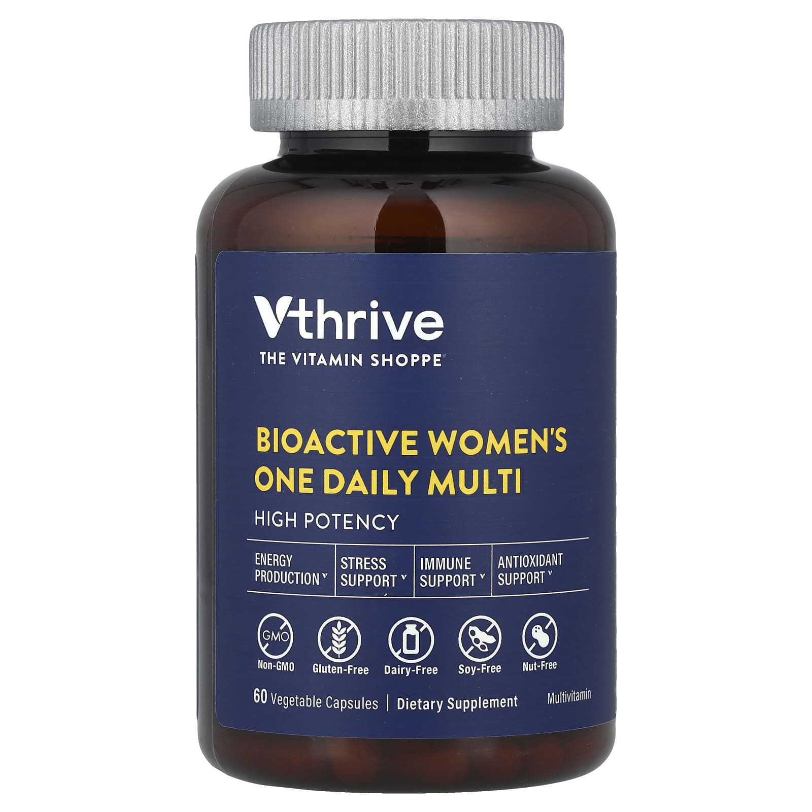 

Vthrive, Біоактивний жіночий комплекс One Daily Multi, 60 вегетаріанських капсул