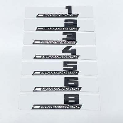 Giossy Black 3D ABS COMPETITION ABS Emblem Thunder Edition For BMW M1 M2 M3 M4 M5 M6 M8 Car Trunk Badge Sticker