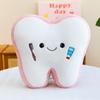 Creative Tooth Plush Pillow With Soft Pp Cotton For Kids Comfort And Dental Care Gift