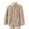 Noble Lady Winter Plush Faux Fur Coat for Middle-aged & Elderly Women