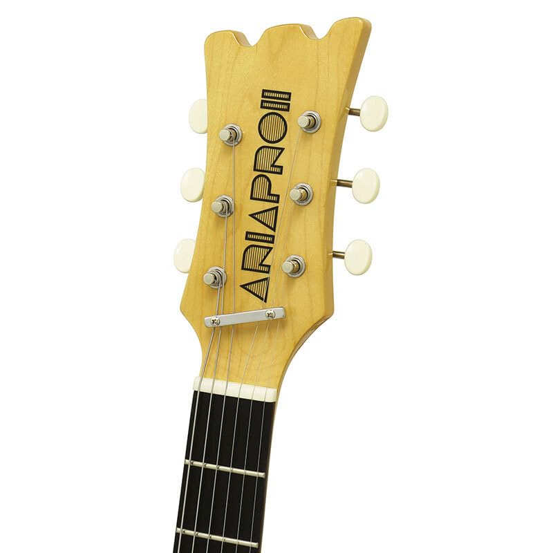 Aria BK Black RETRO CLASSICS Retro Classic Series Aria Black Electric Guitar DM-206