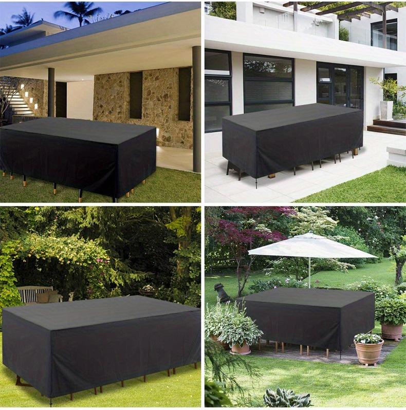 Garden Patio Furniture Protective Cover UV Protection Dust Cover for All Seasons Chair Sofa Table Cover