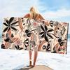 Beach Towel Fashion Tropical Print Pattern Sun Protection Windproof Suitable For Pool Camping Travel Blanket