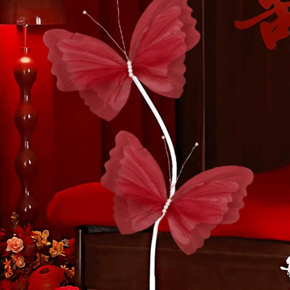 

50cm Big Size Wedding Butterfly Ornament Simulation Butterfly Decoration Outdoor Mall Set-A
