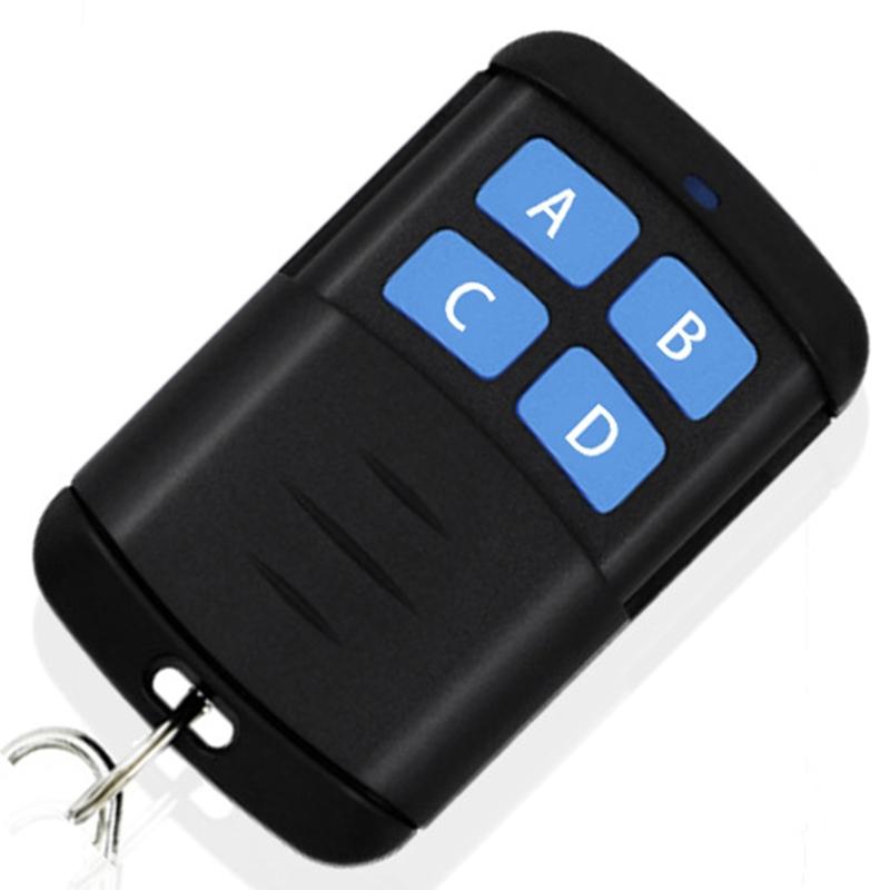 433MHz Universal Remote Control 1527 Learning Code 4 Button Transmitter For Gate Garage Door Light Remote Controller