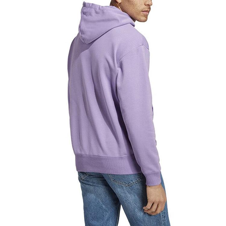 Adidas Sweatshirts Men's Violet Hooded Moderate Regular IC9764