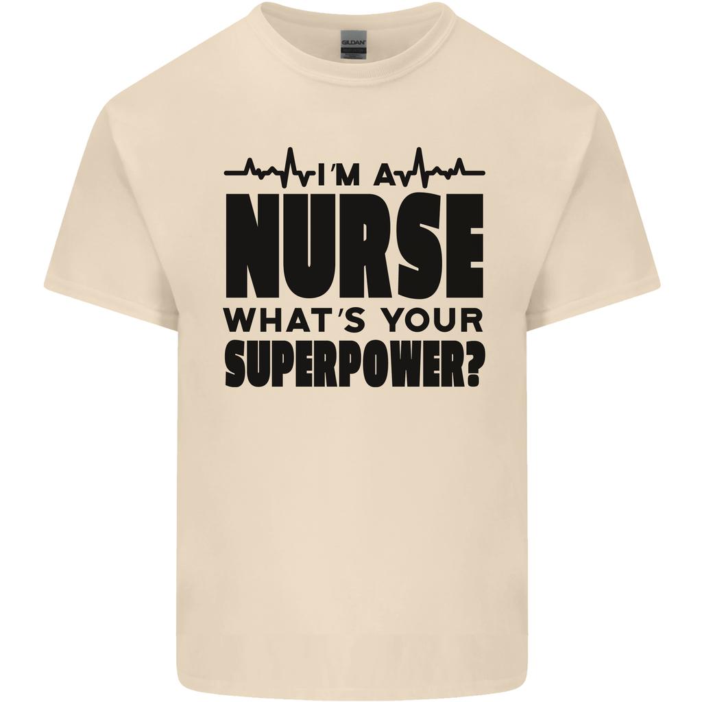 Im a Nurse Whats Your Superpower Nursing Unisexs Light Cotton TShirt