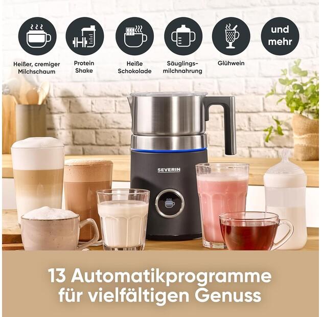 Вспениватель молока Severin SM 3587 Spuma 700 Plus elektrischer с индукционным контейнером
