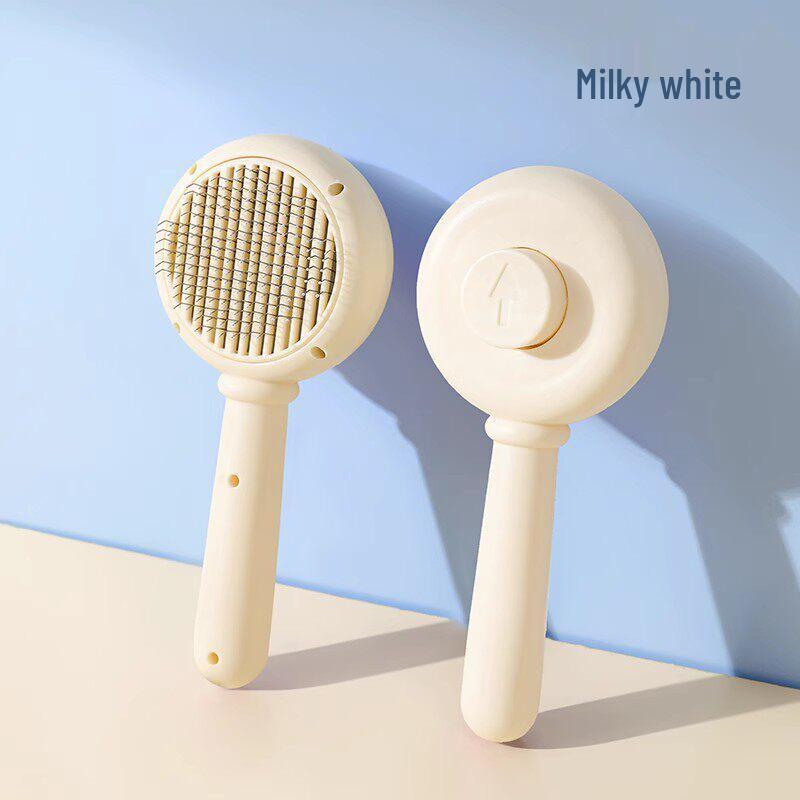 Pet Hair Removal Comb for Dogs & Cats – Detangles & Cleans Loose Hair