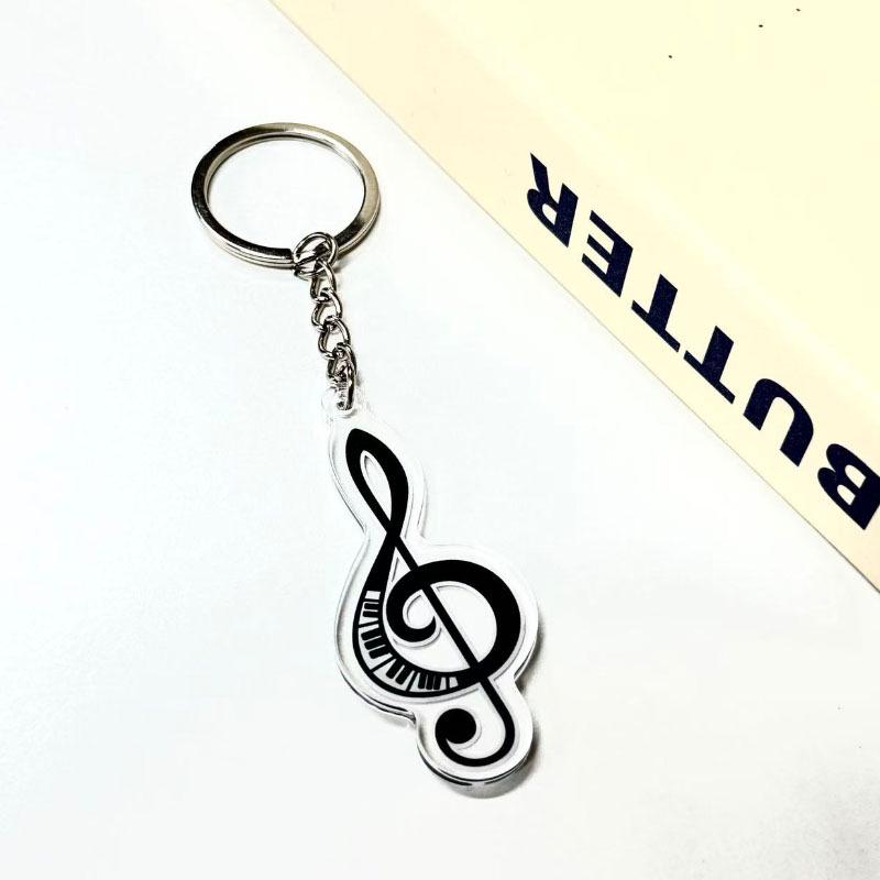 Piano Music Keychain: Creative Mini Instrument Bag Ornament