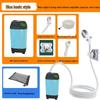 Portable Self-Priming Electric Shower for Outdoor and Rural Use