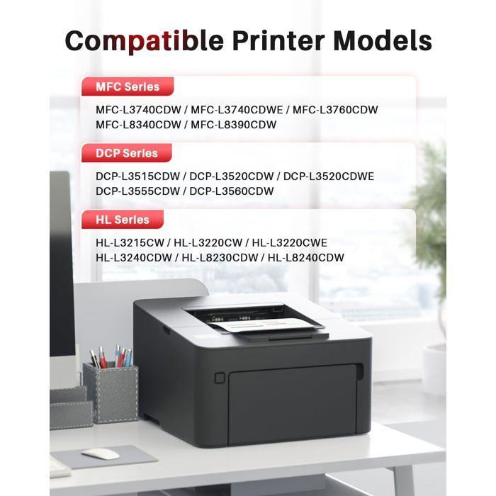 Cartouche de Toner - LASER GENETICS CARRON - TN248XL - Compatible - 5500 pages - Multi-couleurs