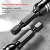 Steel Magnetic Nut Screwdriver Socket Bits For Power Drills Hex Shank Driver/Adapter Socket Wrench Tool Parts Accessories