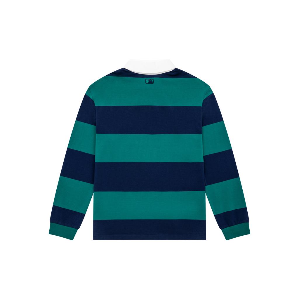 New MLB Polo Shirt SS23 Green Kids' 7APQBV131-50GND