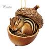 Festive Atmosphere Decorations Forest Animal Ornament, 2D Flat Woodland Acrylic Christmas Home Party Hanging Supplies Decoration for Tree, Holiday