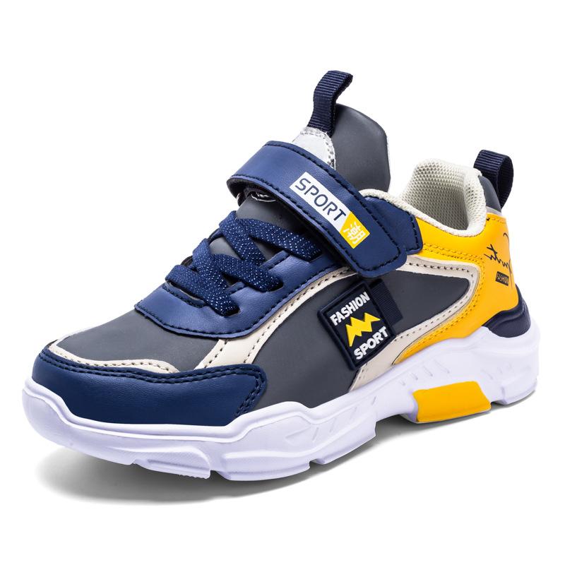 

Мужские и женские детские кроссовки средней школы, легкие, модные, на липучках, для одноклассников, детская спортивная обувь, низкие, сетчатые кроссовки для бега, повседневная обувь 40