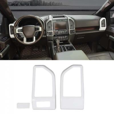 White Air Vent AC Outlet Dashboard Center Side Cover Trim For Ford F150 2015-20