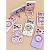 Rotating Fulcrum Bracket Cute Cute Creature Illustration Suitable for Apple 17 Mobile Phone Case iPhone16/15/14 Liquid Case