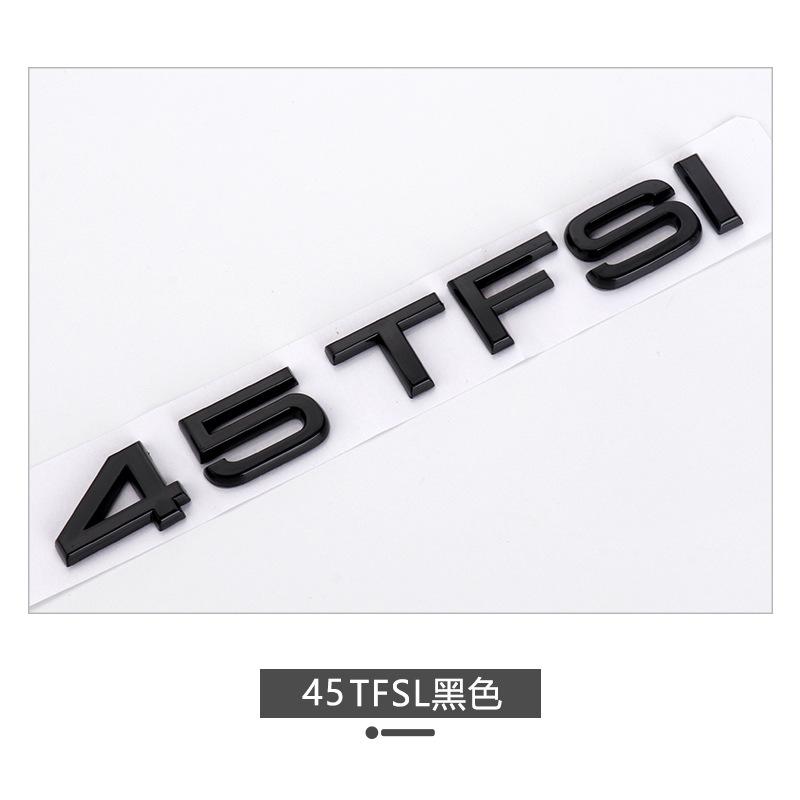 Badge Logo 3D ABS 30 35 40 45 50 55TFSI Lettere Auto Emblema Baule Adesivi Per Audi Q3 Q5 Q7 A5 A6 A7 A8 A1 A2 A3 A4 Accessori