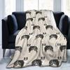 Australian Shepherd Sherpa Fleece Blanket Throw for Home Office Travel Couch Sofa Warm Cozy Lightweight Fleece Bed Blanket Gift