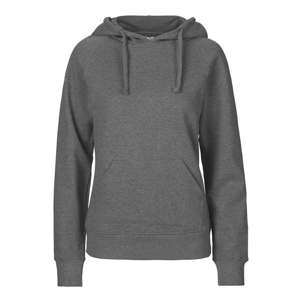 Neutraler Damen/Damen Einfarbiges Kapuzensweatshirt