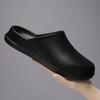 Fashion Men's Summer Outdoor Baotou Slippers Waterproof New Soft Bottom Large Couple Casual Shoes Anti Slip Work Fashion Slippers 2025