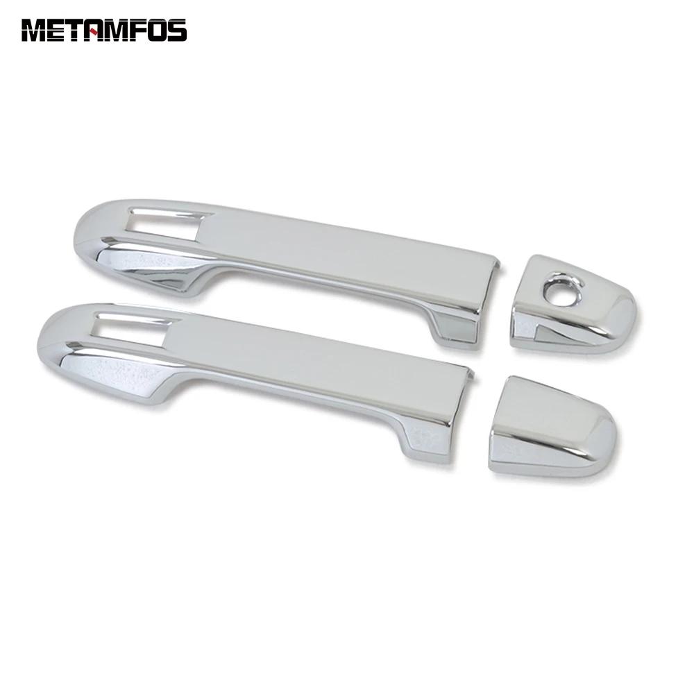 For Toyota CHR C-HR 2016-   Carbon Fiber Side Door Handle Bowl Cover Trim Protector Exterior Accessories Car Styling