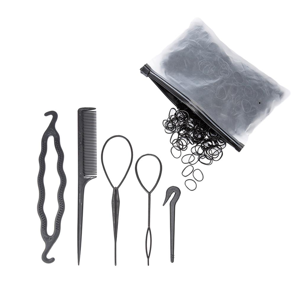 French Braid Tool Loop Rat Tail Comb Pin Tail Braiding Combs for Women Hair Styling