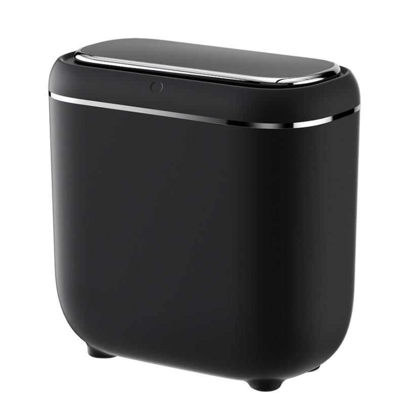 Crevice Smart Induction Trash Can: Multi-Scene, Low-Noise, Slow-Close, Waterproof, Odor-Proof Trash Bin.