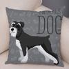 Office Living Room Home Pillowcase Dalmatian Schnauzer Pillowcase Car Ornaments