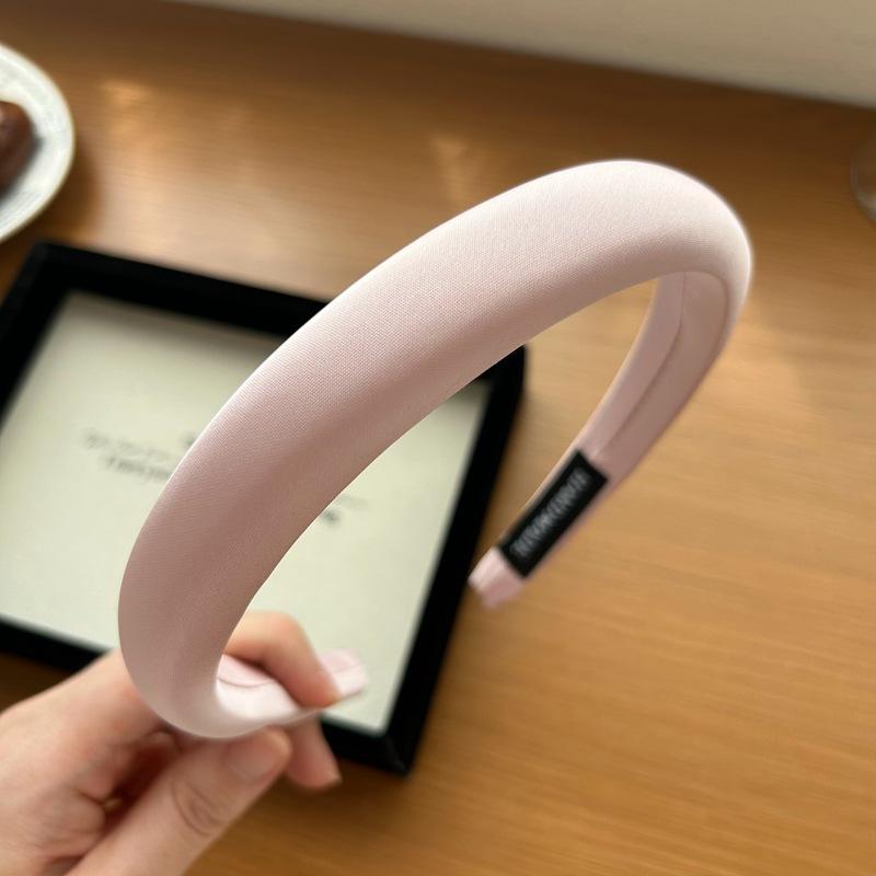 Korea Solid Color Headbands For Women White Hairband Adults Sponge Head Bands Girls Black Hair Hoop Jewley Accessories