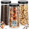 Glass Containers For Loose Products With Lid 1.4 L 3 Pcs.