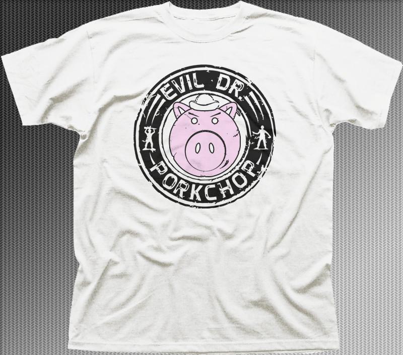 

Evil Dr Doctor Porkchop Toy Story white t-shirt 9895 S разноцветный